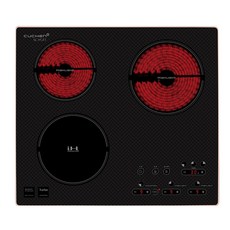 쿠첸 3구 하이브리드 전기레인지 CIR-STQ0312+스탠드케이스, CIR-STQ0312