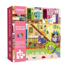 mideer 兒童探索拼圖 房屋款, 1組, 42片