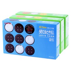 LOTTE 樂天 夾心餅乾 鳳梨口味 315g 2盒+巧克力夾心餅乾 奶油口味 315g, 1組