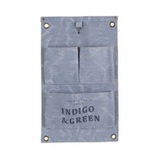 Abite Indigo 3格壁掛收納袋 FA-803-AA, 淺藍色