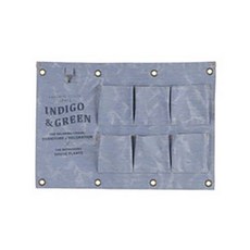 Abite Indigo 6格牆壁掛袋 FA-804-AA, 淺藍色