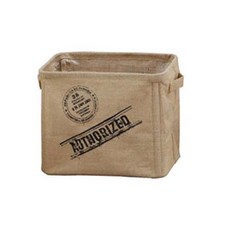 Habiter AUTHORIZED M號方形收納籃 FA-902-NA, 混合顏色, 1個