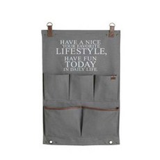 Abite訊息壁掛袋 LU-605-GY, 灰色的