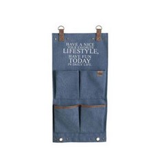 Abite 訊息4格口袋 LU-604-BL, 藍色