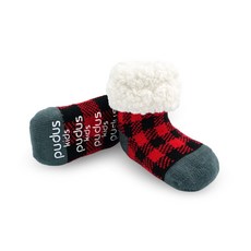 푸드스 럼버잭 레드 키즈 양말