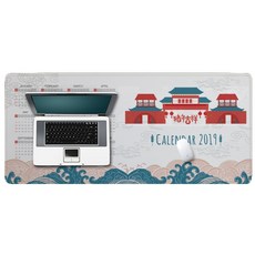 지이피 2019 달력 프린팅 데스크탑패드 M, 05, 1개