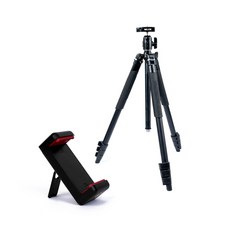 슬릭 고급형 4단 카메라용 삼각대 + 스마트폰용, LiTE AL-420(카메라), WT-09M(스마트폰), 1개