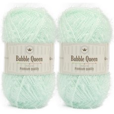 브랜드얀 버블퀸 수세미실, 05베이비민트, 2개