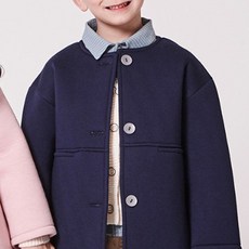 WISHKIDS 素色鈕扣開襟外套