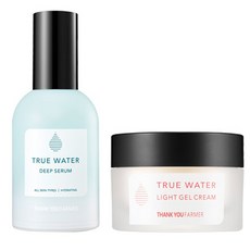 THANK YOUFARMER 真水深層保濕精華+真水提亮凝霜, 1套