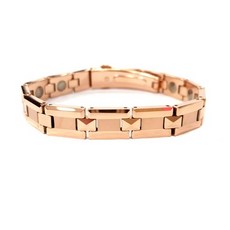 Bami Shop 鍺健康手環 D型 玫瑰金 大, 1個