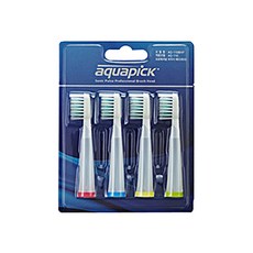 aquapick Sonic Pulse 專業電動牙刷刷頭 4p, AQ-110, 1套