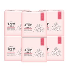 시크릿데이 여성용 NEW 산모패드, 10매, 6팩