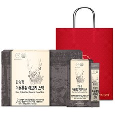 개성인삼농협 한송정 녹용홍삼 에브리스틱 + 쇼핑백, 10ml, 1개, 30회분