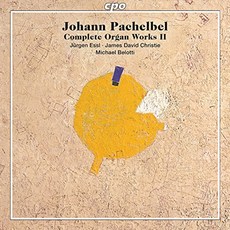 JOHANN PACHELBEL - COMPLETE ORGAN WORKS VOL.2/ JURGEN ESSL JAMES DAVID CHRISTIE MICHAEL 독일수입반, 2CD