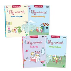 틸리와 친구들 1집 Tilly and Friends 유아영어 4DVD + 4CD 세트, 8CD