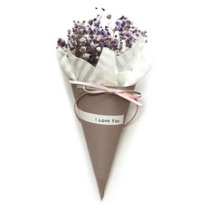 都市庭園 永生滿天星花束 中, 紫色