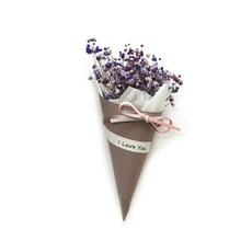 Garden in the City 小型乾燥花束, 紫色