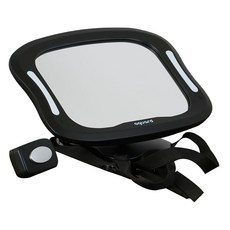 아가드 카시트 후방장착 LED 안전거울, 블랙, 1개