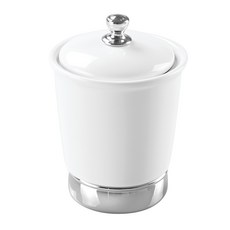 인터디자인 요크 라운드 솜 보관함 화이트, 1개