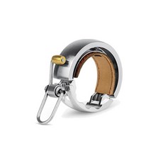 knog. Oi Luxe 自行車鈴 大號, 銀色, 1個