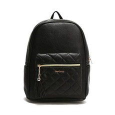 FROMHEAVEN 女用Kroi菱格紋後背包, 黑色