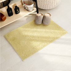 인룸 플레인 소프트 러그 발매트, 올리브그린