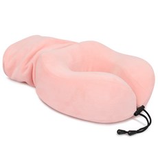 제이앤제이 파스텔 포켓 메모리폼 목베개, 피치