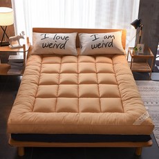 예은침장 침대 온돌 접이식 매트리스 토퍼, 베이지