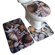 지이피 일러스트 욕실매트 3종세트, C, 1세트