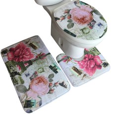 지이피 일러스트 욕실매트 3종세트, G, 1세트