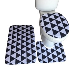 지이피 일러스트 욕실매트 3종세트, H, 1세트