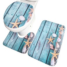 지이피 일러스트 욕실매트 3종세트, M, 1세트