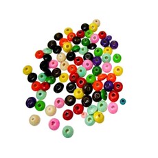 동성지공사 우드마블주판알구슬 DIY재료 523(6) 6mm, 혼합 색상, 1세트