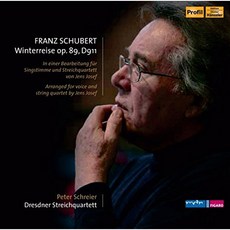FRANZ SCHUBERT - WINTERREISE : ARRANGED FOR VOICE AND STRING QUARTET BY JENS JOSEF / PETER SCHREIER DRESDNER STREICHQUARTETT CD + DVD 오스트리아수입반, 2CD