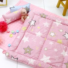 피플아이 유아동용 순면 차렵 3종 세트, 스타워즈 핑크