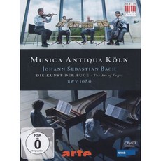DVD JOHANN SEBASTIAN BACH - DIE KUNST DER FUGE/ MUSICA ANTIQUA KOLN 德國進口, 1CD