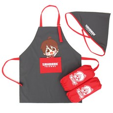 SANDBOX FRIENDS 圍裙套組 Dottie 連帽衫 3 件套 FR01