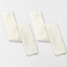 박군 유아동용 플레인 골지 무발 팬티 타이즈 2켤레