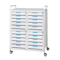 카파맥스 서류함 이동형 K90117 W627 x D357 x H842 mm, 혼합색상, 5단