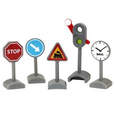 BRIO 路標 5p 套組 33864, 混色