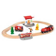 Brio World 消防部門工作玩具套裝 33815, 混色