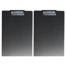 隔板夾板 背面厚度45mm A4, 黑色的, 2件