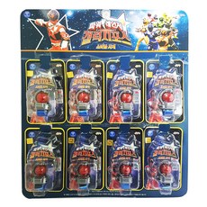 POWER RANGERS Galaxy Force Starball 手錶 8 件套, 混色