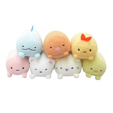 角落生物娃娃 7入, 5.5cm, 混色