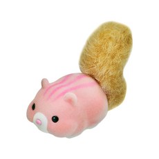 미미월드 데굴데굴 다람이친구 동물인형, 핑크, 1개