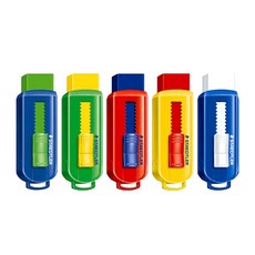 STAEDTLER 漸進式橡皮擦 白色+隨機出貨 4入, 顏色隨機, 1組