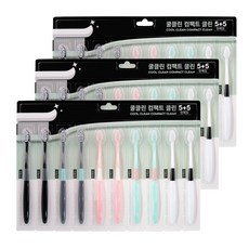 酷潔緊湊潔淨彈力毛, 10入, 3個