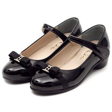 MAMI TREE 女童亮面蝴蝶結娃娃高跟鞋 R