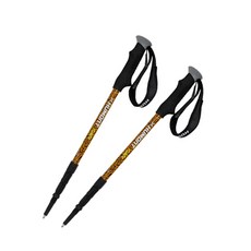 HUMONT 4節登山杖 MSL-400 2入, 橘色